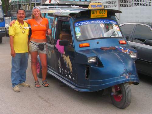 Ayutthaya - tuktuk pro dnešní den