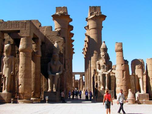chrám v Luxoru