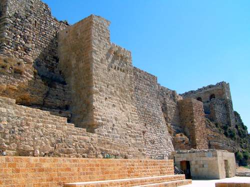 křižácký hrad Kerak