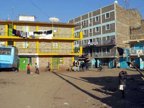 Kayole - největší chudinský slum v Nairobi
