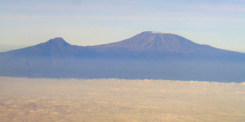 Kilimanjaro - nejvyšší hora Afriky (5895m.n.m.)