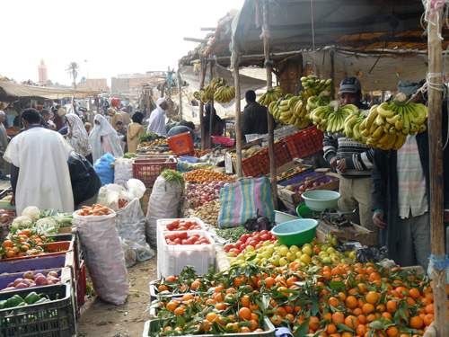 Risani - trh ovoce a zeleniny