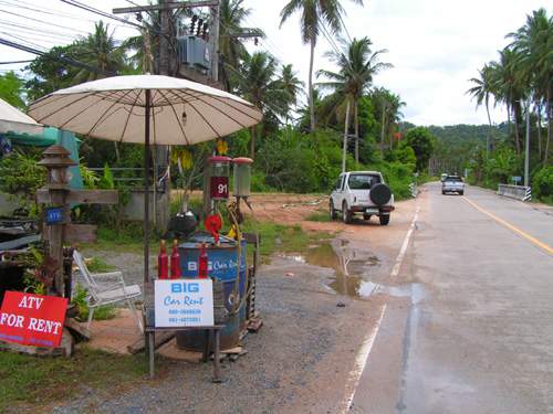 Ko Samui - benzinka