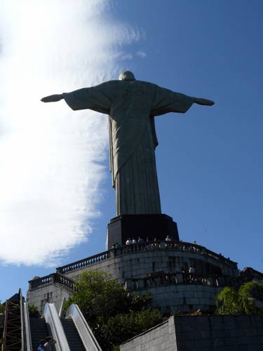 Ježíš na vrcholu hory Corcovado