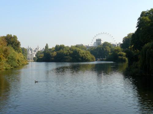 Lake in St. James park