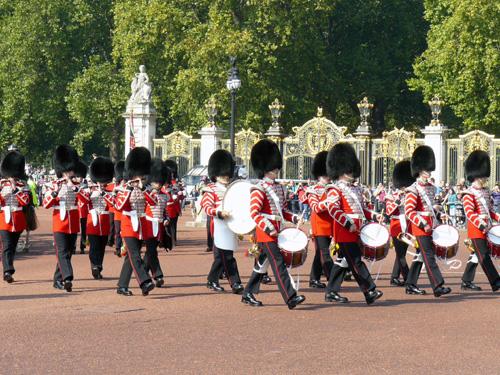 Change of guards of Buckingham palace