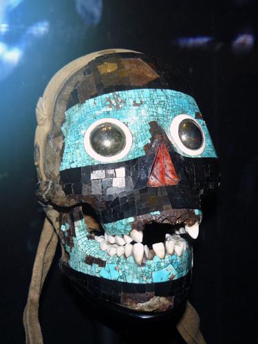 British museum - posmrtná maska mayského krále