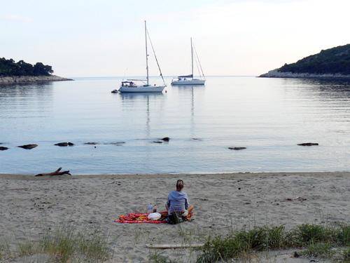 Ostrov Mljet - ano, už je to tak - i v Chorvatsku jsou písečné pláže