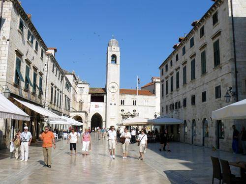 Dubrovnik - hlavní ulice starého města