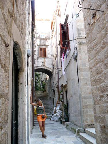 Dubrovnik - jedna z uliček starého města