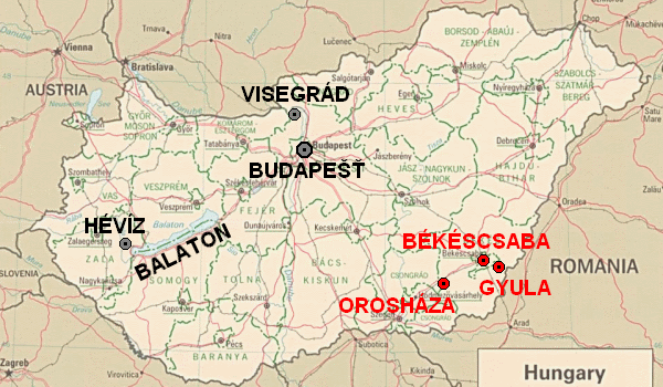 BÉKÉSCSABA a okolí