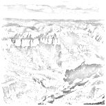 Kaňon vytvořený šesti řekami je celkově delší a rozhlehlejší a místy i hlubší než Grand Canyon