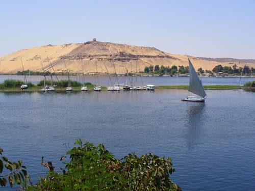 Asuan - řeka Nil
