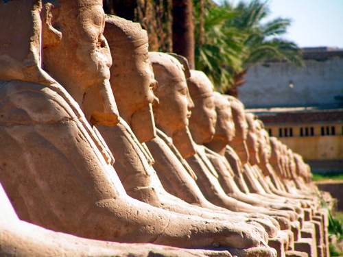 chrám v Luxoru