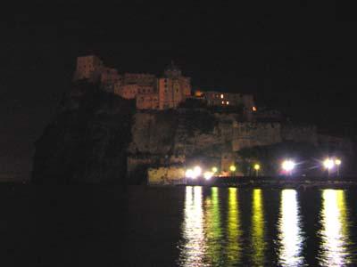 pevnost na ostrově Ischia