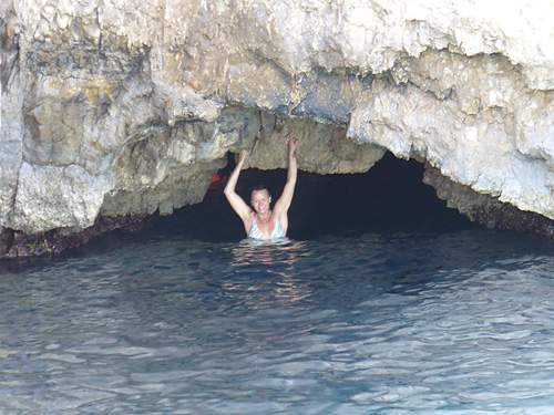 Zakynthos - modrá jeskyně