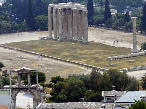 Athény - Diův chrám