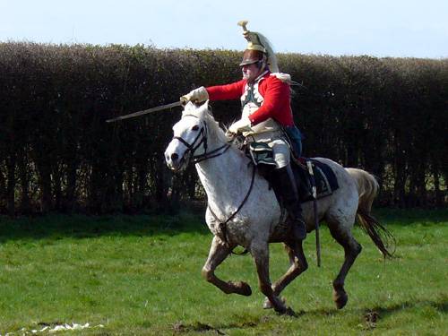 Waterloo - přehlídka cavalérie