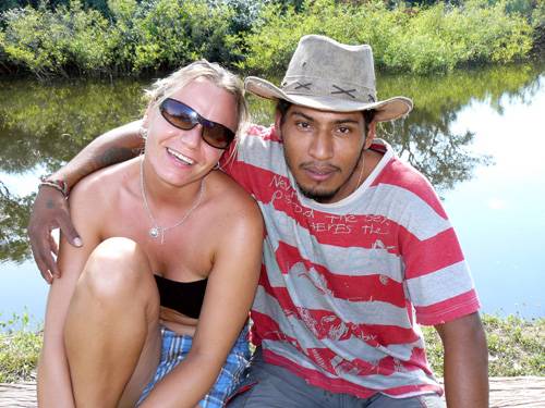 Poslední foto s naším Pantanalským indiánským průvodcem