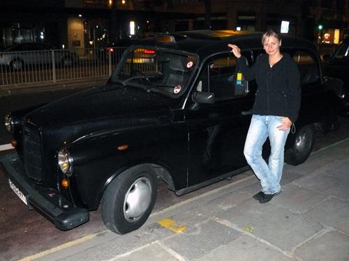 Tradiční londýnský taxík