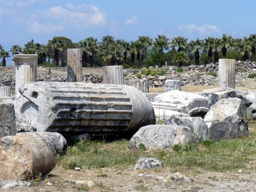 Antické město Hieropolis nedaleko Pamukkale